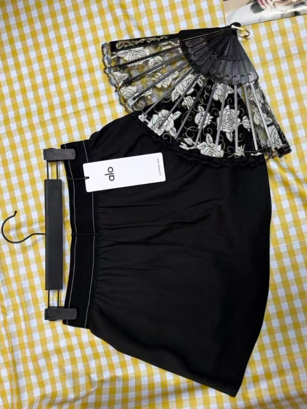 🏌️‍♀️🏌️‍♀️ALO Yoga Match Point Sporty Mini Skirt Versatile Black - Picture 5 of 8